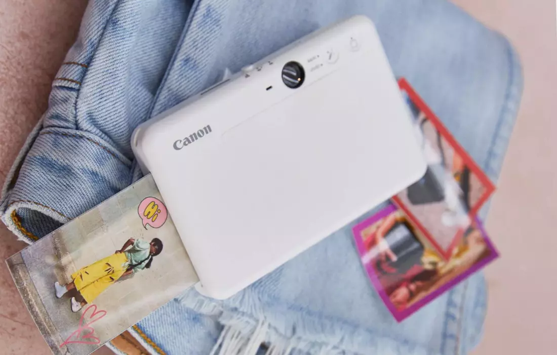 Aparat natychmiastowy z funkcją drukowania Canon Zoemini S2 Biały